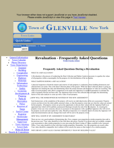 Town of Glenville - Revaluation