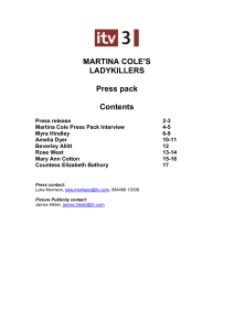 Martina Cole Interview