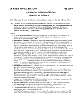Harvard Business School Essay Hamilton Vs Jefferson Essay Compare And Contrast Essay High School Vs College also Good Science Essay Topics Hamilton Vs Jefferson Essay Hamilton Vs Jefferson Essay Essay Persuasive Essay Sample Paper