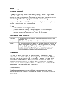AP Annotated Glossary - Granite Bay High School / Granite Bay