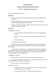 40 - Differentiated Instruction.doc