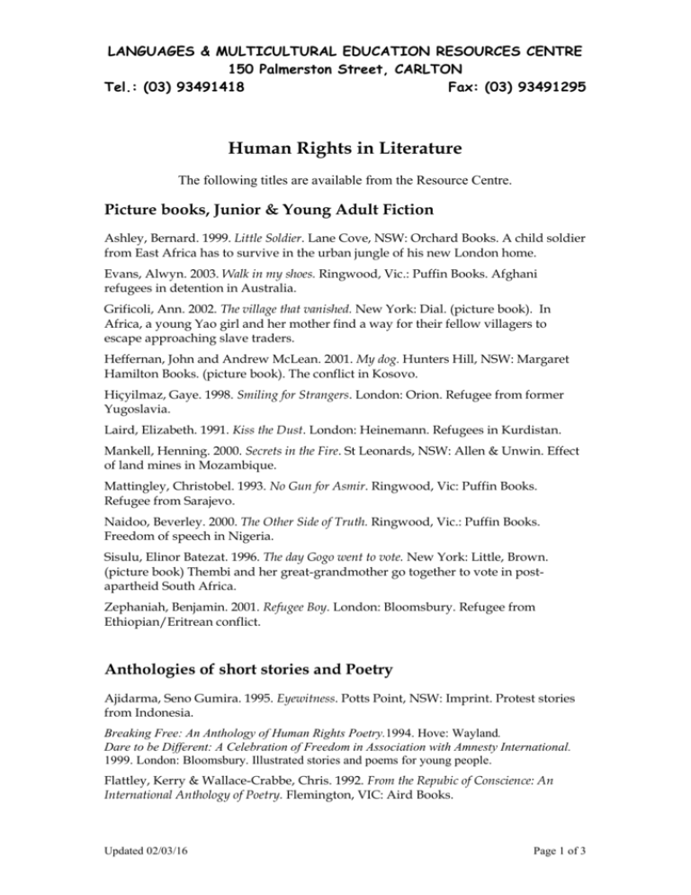 human-rights-in-literature