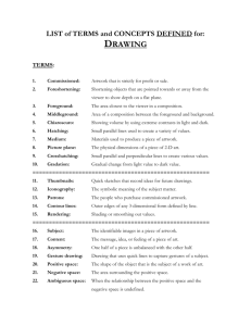DRAWING TERMS & CONCEPTS DEFINED