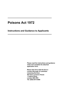 Poisons Act 1972