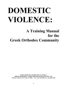 Clergy perspectives on domestic violence