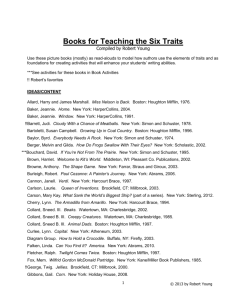 Books for Teaching the Six Traits