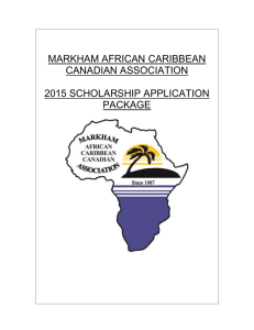 Markham African Caribbean Canadian Scholarship Pakcage 2015.doc