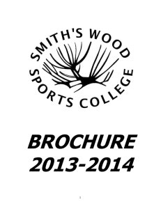 College Brochure - Smith`s Wood Sports College