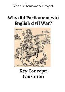 Why did Parliament win the English Civil War?