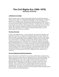 The Civil Rights Era (1865–1970)
