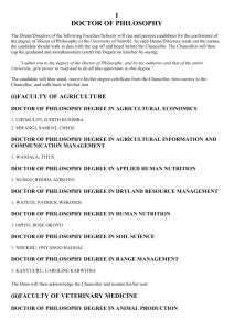 Word doc - College of Biological and Physical Sciences