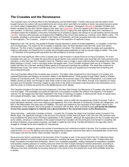 Crusades argumentative essay picture