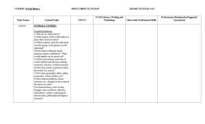 World History - Morris School District