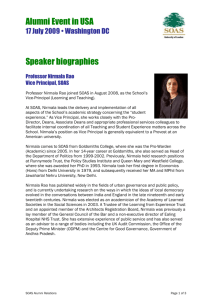 Speaker biographies