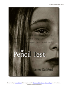 THE PENCIL TEST - James Guilford