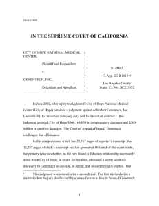 D. The Lawsuit in This Case