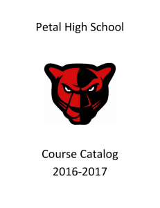 2016-2017 Course Catalog