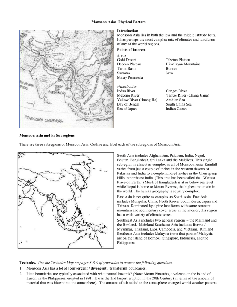 monsoon-asia-physical-factors