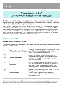 `Place`: An overview of the resources in this cluster