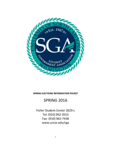 Click here for the Spring 2016 Elections Packet