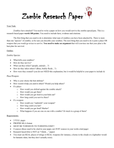 Zombie Research Paper.doc