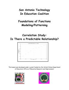 Correlation Study: