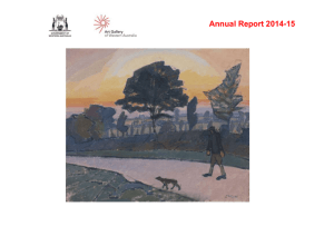 Annual Report 2014/15 - Art Gallery of Western Australia