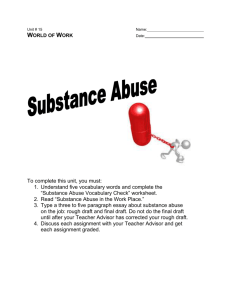 Unit 15 - Substance Abuse - maximumachievementprogram.org