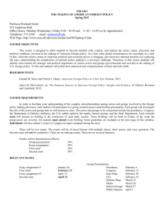 INR 4303 – Nolan - Department of Political Science