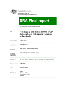 FR2012-02: Fish supply and demand in the lower Mekong