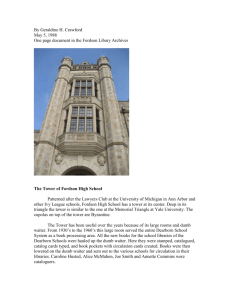 The Fordson Tower - Fordson High School