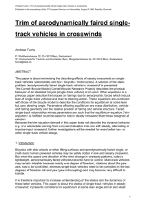 Crosswind Stability paper