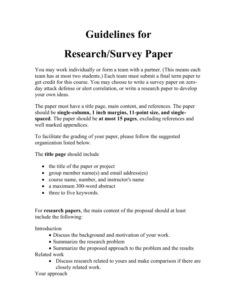 result in research paper sample