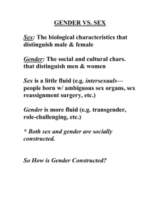 Class 12 - Gender VS