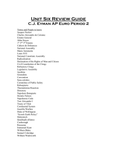 Unit Six Review Guide