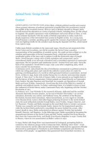 Animal Farm- George Orwell