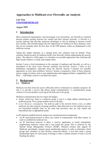 1 Introduction - Computer Science Networks and Multimedia