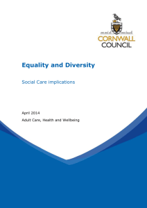 Equality and Diversity in Social Care