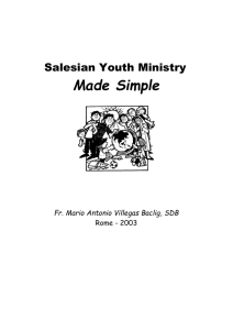 6.3. The Salesian Educative-Pastoral Project