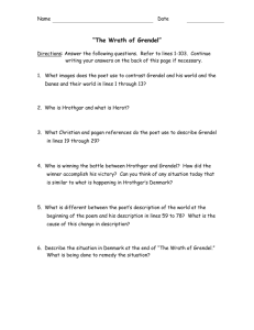 Beowulf Questions