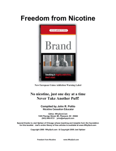 Freedom from Nicotine