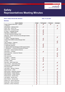 5th June 2014 - Sodexo Remote Sites