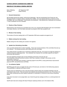 Gatwick Coordination Committee Minutes Sept 2007