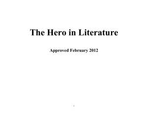 The Hero in Literature