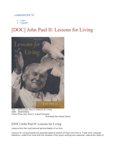 [DOC] John Paul II