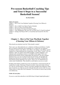 Pre-season Basketball Coaching Tips and Your 6 Steps to a