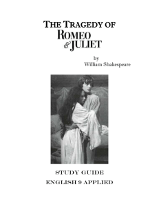 Romeo and Juliet Packet