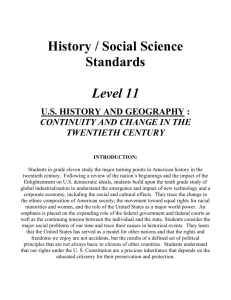 U.S. History - Poway Unified School District