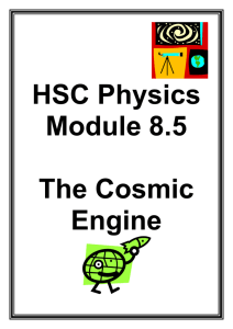 The Cosmic Engine