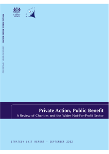 Private Action, Public Benefit